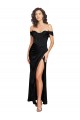 Black Sweetheart Sleeveless Low Back A-Line Black Tie Evening Dress