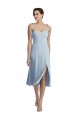 Light Sky Blue Sweetheart Sleeveless A-Line Evening Dress