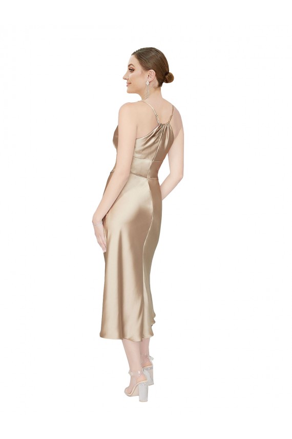 V-Neck Sleeveless A-Line Formal Evening Dress