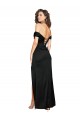 Black Sweetheart Sleeveless Low Back A-Line Black Tie Evening Dress
