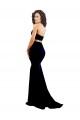 Black High Neck Sleeveless Low Back Mermaid Formal Evening Dress