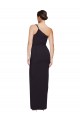 Black Strapless Sleeveless Sheath Formal Evening Dress
