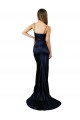 Dark Navy Sweetheart Sleeveless Mermaid Formal Evening Dress