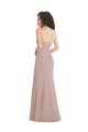 Dusty Pink Strapless Sleeveless Mermaid Formal Dress