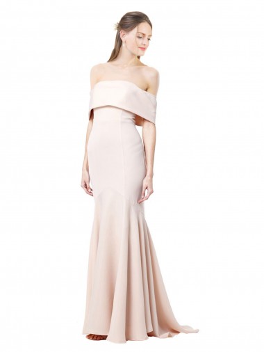 Cheapest Nude High Neck Sleeveless Mermaid Formal Evening Dress