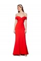 Red High Neck Sleeveless Mermaid Evening Dress