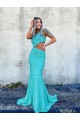 One Shoulder Sleeveless Mermaid Evening Dresses