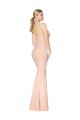 Nude High Neck Sleeveless Mermaid Formal Dress