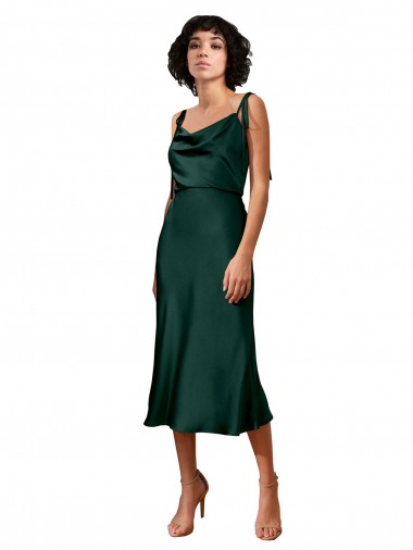 Cheapest Hunter Cowl Neck Sleeveless Sheath Black Tie Evening Dress