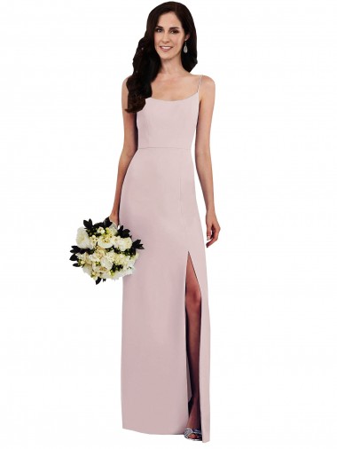 Cheapest Spaghetti Straps Sleeveless V-Back Trumpet Formal Evening Dress